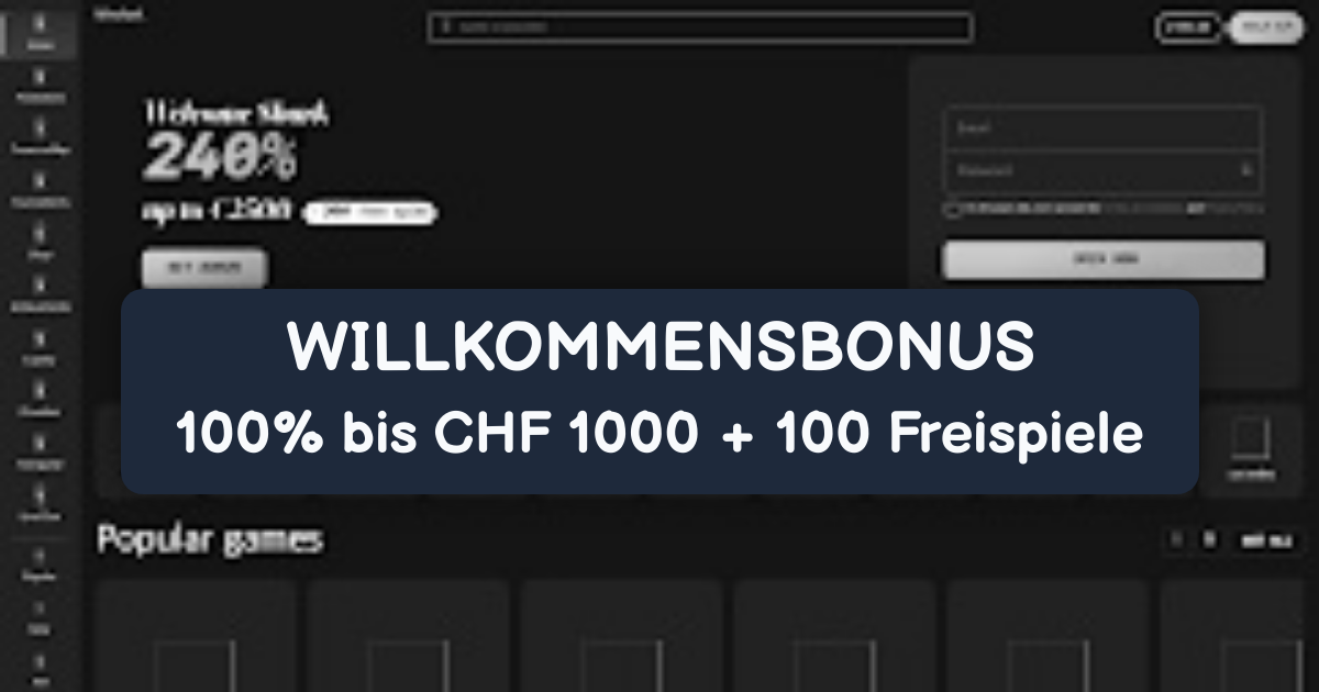 WinShark Casino Schweiz