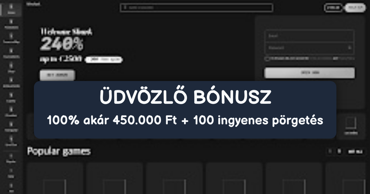WinShark Casino Magyarország